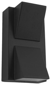 PREZENT 31315 NAUTIC Modern Kültéri Fali Lámpa Fekete, Átlátszó LED IP44