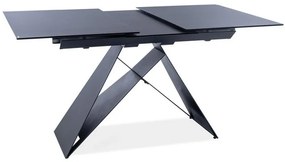 Étkezőasztal Westin II, 120 x 80 cm, fekete