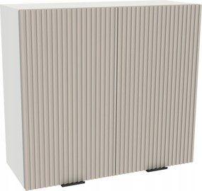 Konyhaszekrény felső 80/72 Vigo korpusz fehér front Ryfla Kasmír matt