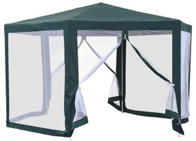 Kerti pavilon Rhoda (zöld + fehér). 1034236