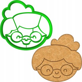 Mézeskalács- és kekszlyukasztó Forma Nagymama És Nagypapa Napjára Nagymama