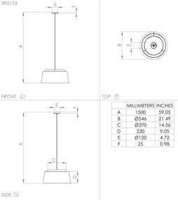 Eglo 390173 - Csillár zsinóron ALMERIMAR 3xE27/40W/230V szürke/arany