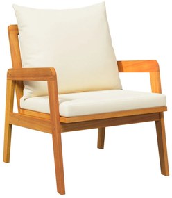 Kerti Székek 2 db 59.5x65x71.5 cm Tömör Fa Akác