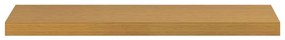 vidaXL Falpolc Falra szerelhető 2 pcs Bézs 80 x 23,5 x 4 cm Faanyag