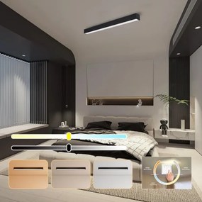 Immax NEO 07256L - LED Dimmelhető lámpa LUNGO 38W/230V Wi-Fi Tuya fekete + távirányító