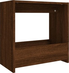 vidaXL barna tölgyszínű szerelt fa kisasztal 50 x 26 x 50 cm