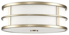 Feiss FE-FUSION-F-PNBR - Mennyezeti lámpatest FUSION 3xE27/40W/230V átm. 34,3 cm aranyszínű