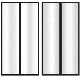 Rovar Ajtó Függöny Tépőzáras Szalaggal Ellátott 210x100 cm 2 db