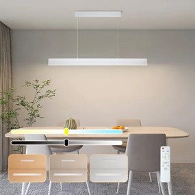 Brilagi - LED Dimmelhető csillár zsinóron SLIMLINE LED/40W/230V 3000-6000K fehér + távirányító