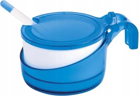 Cukrászda Prémium cukortartó kanállal Kék