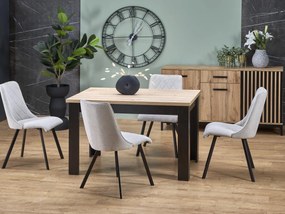 Étkezőasztal Baghira (artisan tölgy + fekete) (4 és 6 fő számára). 1092368