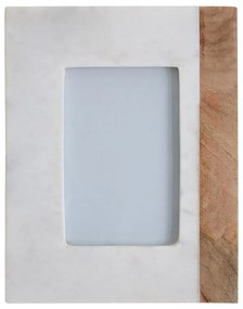 Fehér-natúr színű kő képkeret 18x23 cm Sena – Premier Housewares