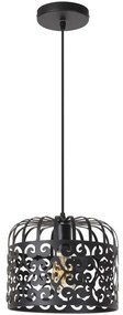 Rabalux Rabalux 2156 - Csillár ALESSANDRA 1xE27/60W/230V fekete RL2156