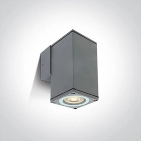 ONE LIGHT 67426B-G OUTDOOR CUBES Modern Kültéri Fali Lámpa Szürke GU10 IP44