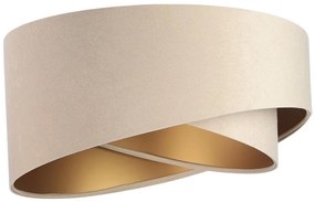 GALAXY univerzális árnyékoló E27, 45 cm, bézs/arany