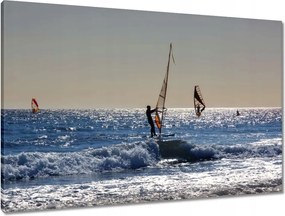 Vászonkép 90x60 Szörfözés Atlanti-óceán Víz