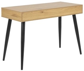 Íróasztal fiókokkal, ADIS, tölgy