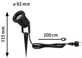 Paulmann 94731 - LED 4,3W IP65 kültéri spotlámpa 230V