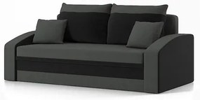 HEWLET kinyitható kanapé Szürke / fekete