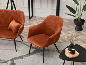 Fotel Osmol F (réz + fekete). Akció -17%. 1110362
