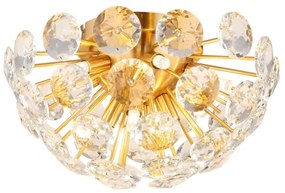 Globo 16047D - Mennyezeti lámpa VIRINA 10xG9/7W/230V arany átm. 39 cm