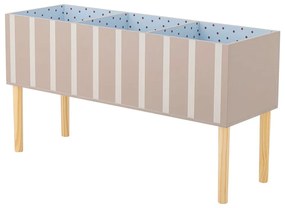 Bézs gyerek könyvespolc 90x50x30 cm Salam – Bloomingville Mini