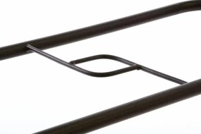 GARTHEN Kerti asztal üveglappal 110 x 60 x 72 cm