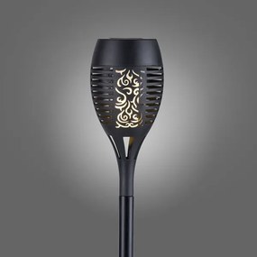 JUST LIGHT. 19106-18-3 - 3x LED napelemes lámpa FACKEL LED/0,24W/1,2V fekete