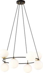 Emibig modern függeszték azura fehér fekete arany emi1295/8
