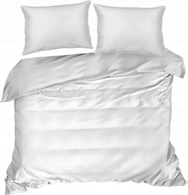 Ágyneműhuzat 160X200 pamut-szatén fehér 70X80/X2