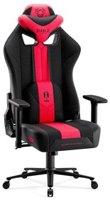 Diablo X-Player 2.0 szövet gamer szék Átlagos méret: Kármin-antracit