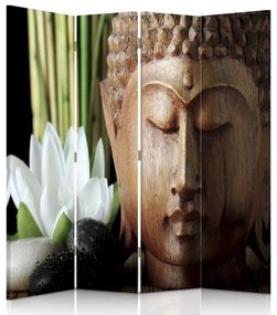 Gario Paraván Fa Buddha Méret: 145 x 170 cm, Kivitelezés: Forgó paraván 360°