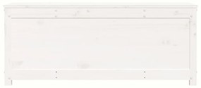 fehér tömör fenyőfa tárolóláda 110x50x45,5 cm