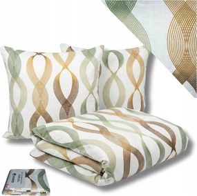 Pamut ágyneműhuzat garnitúra 160x200 Cipzáras ágyneműhuzat garnitúra Modern Mintás Lengyel