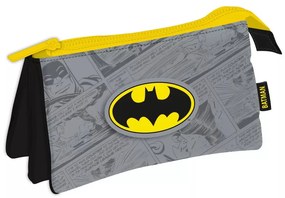 Batman Grey 3 rekeszes tolltartó 21 cm