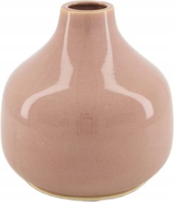 Kerámia váza világos barna 17.5cm