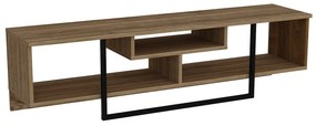 TV szekrény Asal (150) - Walnut, Black