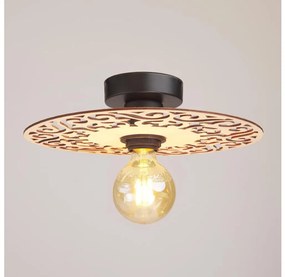 Felületre szerelhető csillár FALCO 1xE27/60W/230V átm. 30 cm bézs