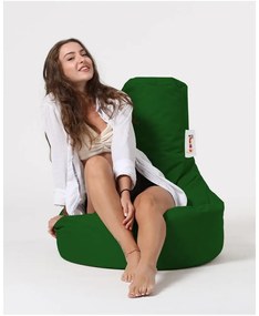 Sötétzöld babzsákfotel Lina – Floriane Garden