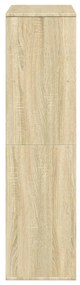 sonoma tölgy színű szerelt fa térelválasztó 100 x 33 x 125,5 cm