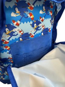 Sonic a sündisznó Modern prémium gurulós iskolatáska, táska 44 cm