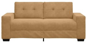 barna bársony loveseat kanapé 140 cm