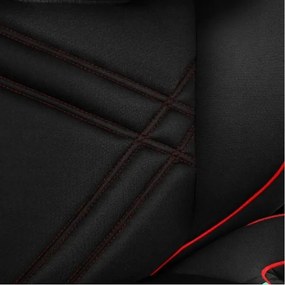 Lionelo - Autósülés HUGO i-Méret 100-150 cm fekete/piros