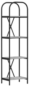 Könyvespolc Szürke sonoma 40 x 30 x 146 cm Faanyag