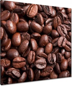 Vászonkép 90x90 Kávébabok