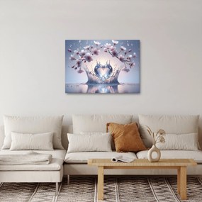 Kép - Gyémánt szív (70x50 cm)