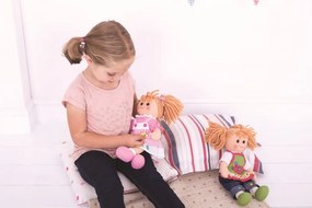 Bigjigs Toys Poppy rongybaba, 28 cm