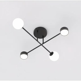 Felületre szerelhető csillár HOLON 2xG9/8W/230V + 2xGX53/12W fekete