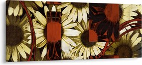 Virágok képe (120x50 cm)
