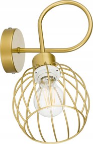 Fali Lámpa E27 csillár fix göndör loft drót gömb arany 1 x E27